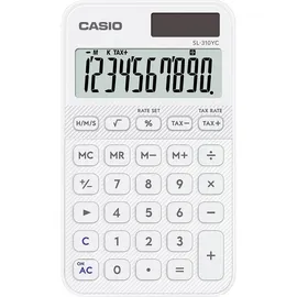 Casio Taschenrechner Weiß