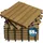 CASARIA Holzfliese Eukalyptus 30 x 30 cm 55 St.