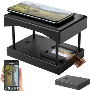 Somikon Mobiler Scanner für 35-mm-Dias und -Negative, mit LED-Beleuchtung, App