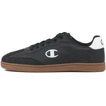 Champion Prestige Mix Material Low, Herren-Sneakers, Schwarz/Weiß (KK001), 43 EU, Schwarz Weiß Kk001, 43 EU