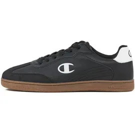 Champion Prestige Mix Material Low, Herren-Sneakers, Schwarz/Weiß (KK001), 43 EU, Schwarz Weiß Kk001, 43 EU