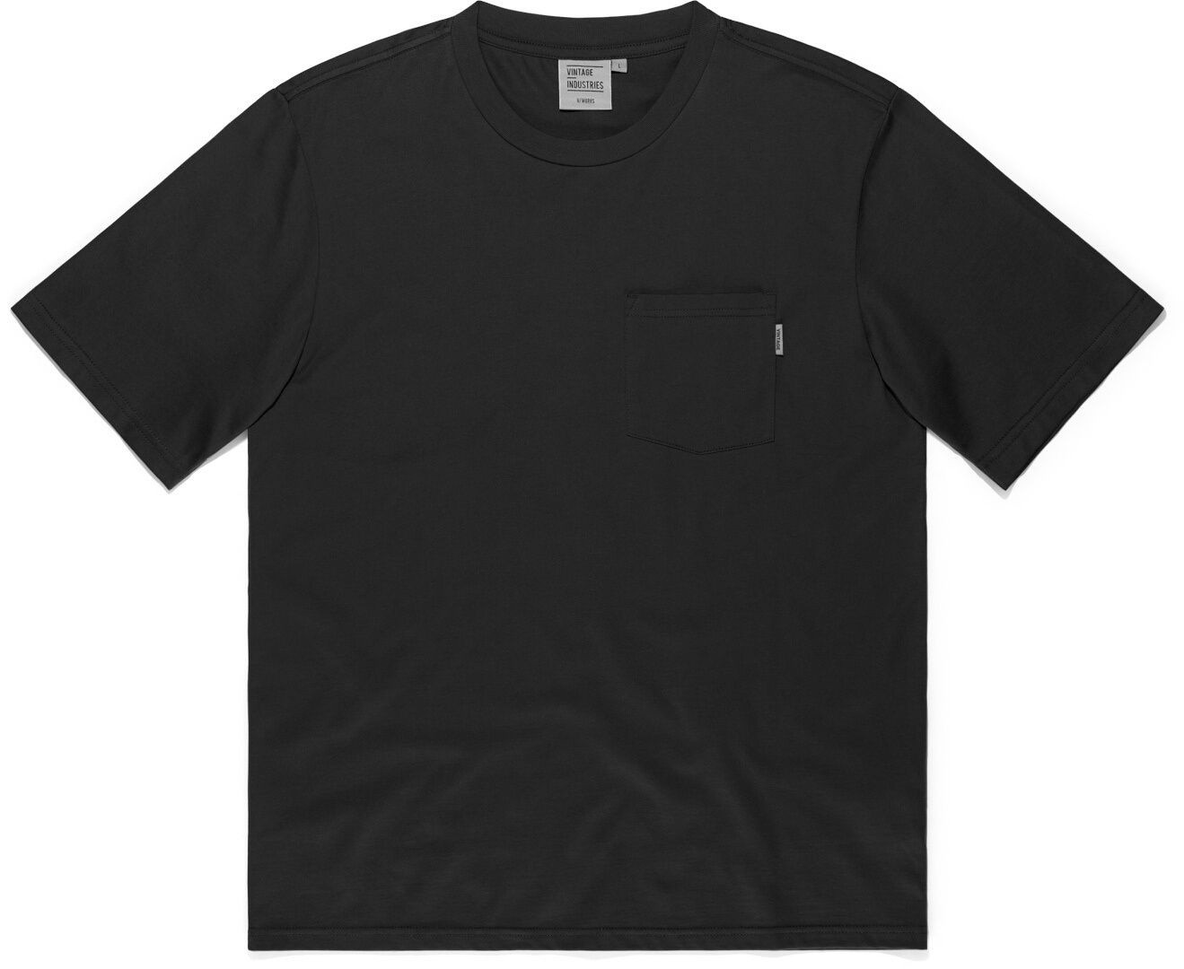 Vintage Industries Gray Pocket T-shirt, zwart, XL