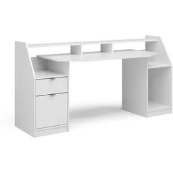 Vicco Schreibtisch Computertisch Bürotisch Home Joel Weiß Arbeitstisch PC Tisch