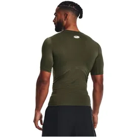 Under Armour HeatGear kurzarm Funktionsshirt Herren 390 marine od green/white L