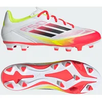 Adidas F50 Club FG/MG Fußballschuhe, Cloud White/Core Black/Solar Yellow,