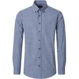 CasaModa Langarmhemd kariert Blau L