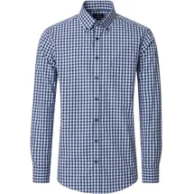 CasaModa Langarmhemd kariert Blau L