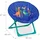 Relaxdays Kindersessel Moonchair 50 x 47 x 48 cm Kunststoff Metall blau