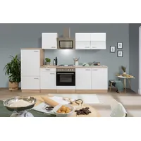 Respekta Küchenzeile Merle 270 cm Weiß
