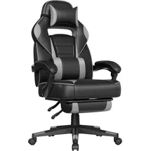 Songmics OBG073B03 Kunstleder Schwarz-Grau