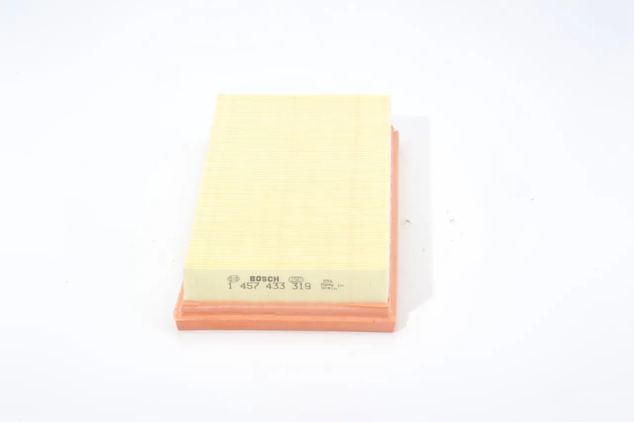 BOSCH Luftfilter 1457433319 Filtereinsatz 46,3mm für VW