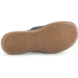 Gabor Pantolette 37 - blau, - 37
