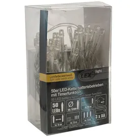 Mojawo Lichtervorhang LED 8 m warmweiß