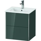 Duravit „XSquare“ 51 × 56 × 41,8 cm, in Dolomiti Grey Hochglanz