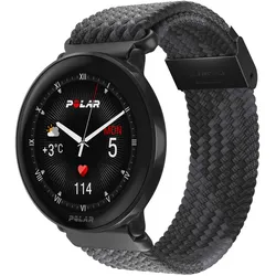 Smartwatch POLAR "IGNITE 3 BRAIDED YARN", schwarz, Smartwatches