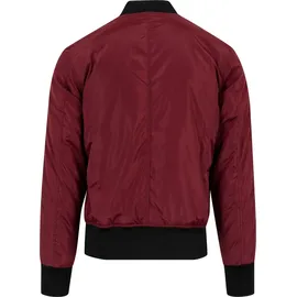 URBAN CLASSICS 2-tone Jacke bordeaux / noir S