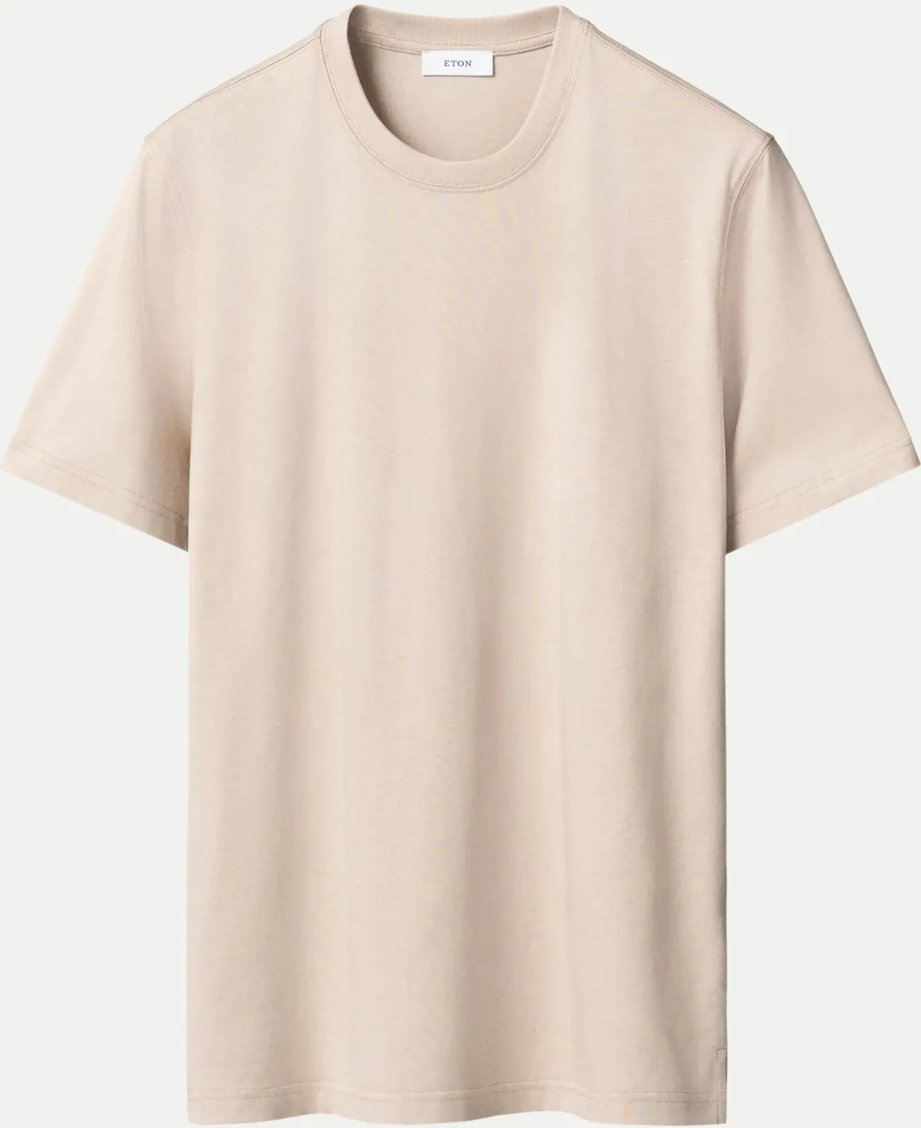 Basic T-Shirt aus Supima-Cotton Beige S