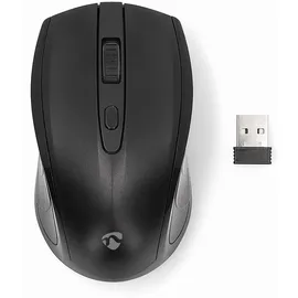 Nedis Mouse - Drahtlos - 800/1200 / 1600 DPI - Einstellbar DPI - Anzahl Knöpfe: 4 - Beidhändig