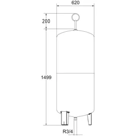 HEIMEIER Statico SU 3 bar 400 l Blau