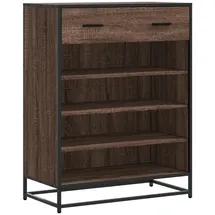 vidaXL Schuhschrank 75 x 97,5 x 38 cm Eichen-Optik braun