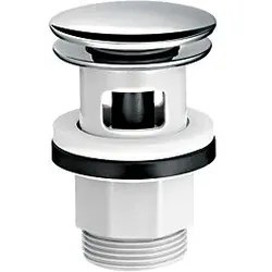 Hansgrohe Push Open Ablaufgarnitur 50105000 chrom, glasfaserverstärkter Kunststoff