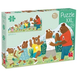 Jumbo Spiele Puzzle GOULA XXL-Puzzle Bärenfamilie, Puzzleteile