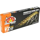 Moto-Master 420v2 Kette Gold 130 Links Kettenschloss