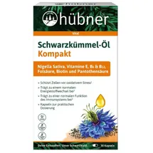 Hübner Schwarzkümmel-Öl Kompakt Kapseln 30 St.