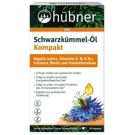 Hübner Schwarzkümmel-Öl Kompakt Kapseln 30 St.