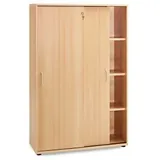 Proregal Lion Schiebetürenschrank 153 x 100 x 40 cm Buche
