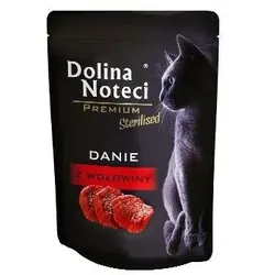 Dolina Noteci Premium Nassfutter für sterilisierte Katzen - Rindfleischgericht 10x85g