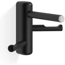 Giese Mehrfachhaken und Türstopper, Accessoires, schwarz matt