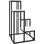 Outsunny Pflanzenständer Stahl Blumenregal 4 Ebenen für Garten Balkon 34x34x70cm Weiß Aosom.de