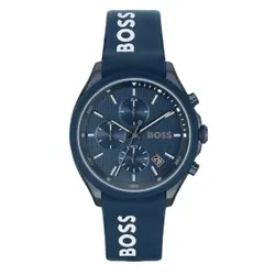 BOSS für Herren. 1514061 Analoguhr mit Chronograph Velocity Marine (OSFA), Lässig, Rostfreier Stahl