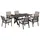 Outsunny Sitzgruppe 7-tlg. grau