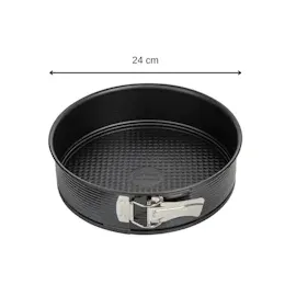 Zenker Springform mit Flachboden (Farbe: schwarz),