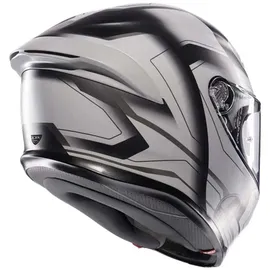 AGV K6 S Ultrasonic Integralhelm - Matt Schwarz/Hellgrau / XS
