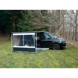 Isabella VAN SIDE Seitenwand für Markisen 200 cm grau/anthrazit