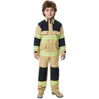 Maskworld Feuerwehr Kostüm für Kinder sandfarben (104)