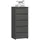 home collective Kommode 40 x 92 x 35 cm Graphit/Schwarz