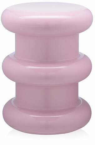 Kartell Hocker Pilastro rosa, Designer Ettore Sottsass, 46 cm