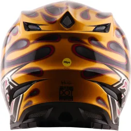 Troy Lee Designs SE5 Carbon Overspray Mehrfarbig Schwarz Gold L