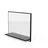 hajduk furniture Badspiegel mit Ablage Schwarz - H:50 x B: 60 cm - Bathroom Mirror - Moderner Badezimmer Spiegel Rechteckig - Wandspiegel mit Regal - Premium-Linie