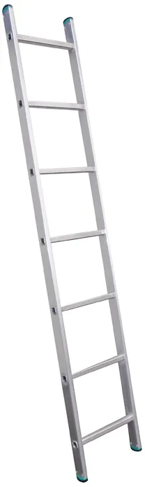 Alu-Leiter, einteilig ALVE EUROSTYL, 1x7 Sprosen, Länge 1,99 m