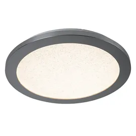 WOFI LED Deckenlampe 1 rund grau