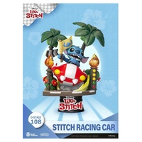 Beast Kingdom LILO AND STITCH - Stitch Racing Car - Statuette PVC Diorama 15cm