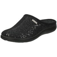 ROHDE Bari Schuhe Damen Hausschuhe Pantoffeln Softfilz Weite G, Größe:39 EU,