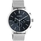 Oozoo Unisex Analog-Quarzuhr UOC10911 - Silber