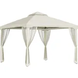 Outsunny Pavillon creme Polyester B/H/L: ca. 294x265x294 cm, - creme
