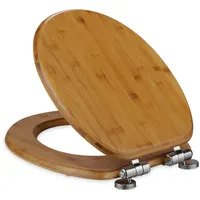 Relaxdays Toilettendeckel mit Absenkautomatik & Quick Release, 37,5 x